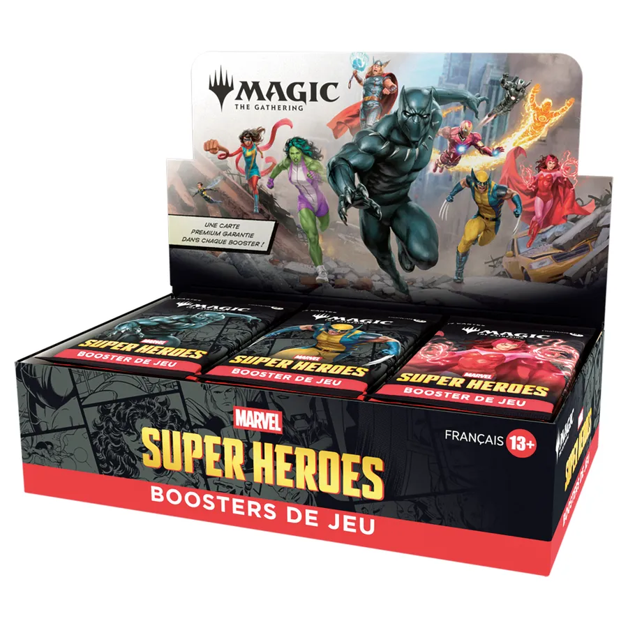 MTG - Marvel Super Heroes Boîte de boosters de jeu (30 boosters) - FR